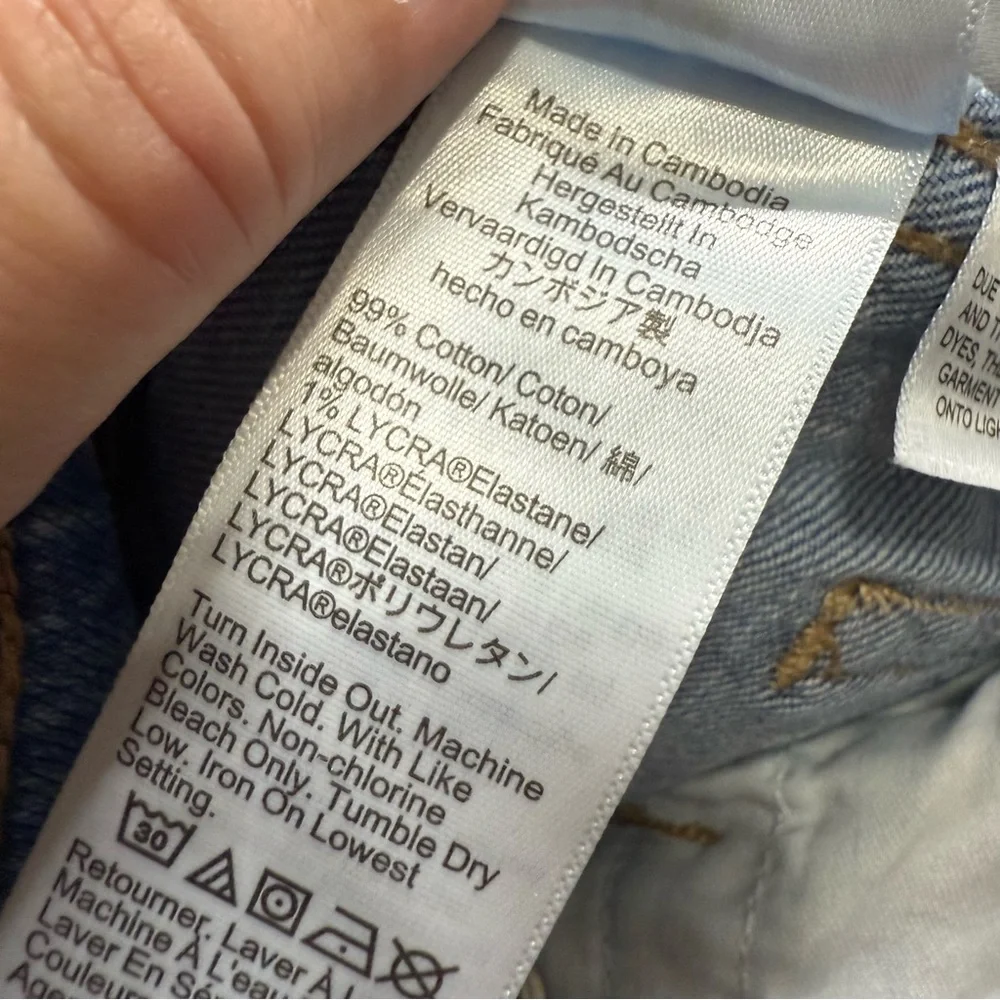 J. Crew High Rise Classic Vintage Light Blue Denim Jeans - Picture 6 of 12